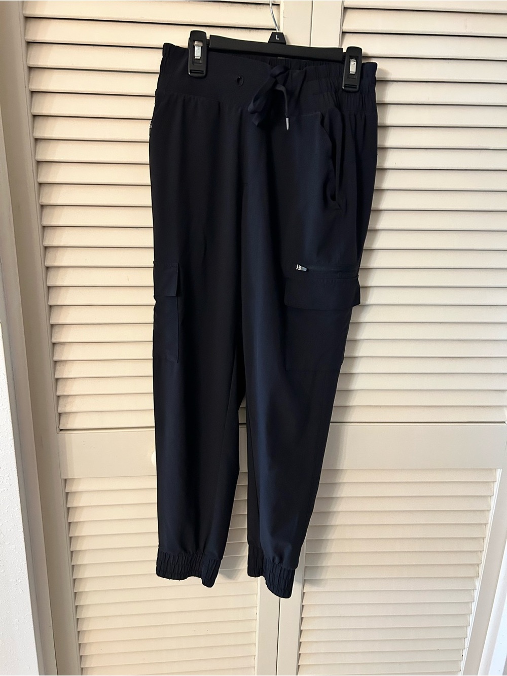 all in motion black Cargo Joggers with Elastic Cuff